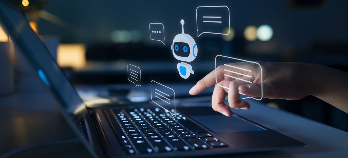 Robot de automatización e inteligencia artificial